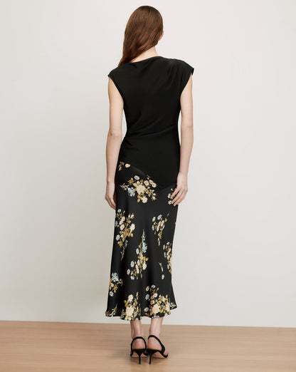 Veronica Beard | Yvonne Asymmetric Top in Black Black