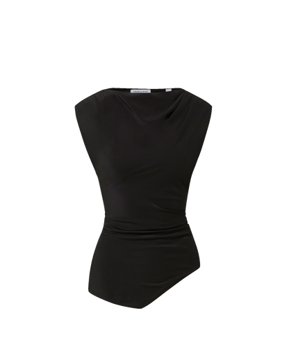 Veronica Beard | Yvonne Asymmetric Top in Black Black