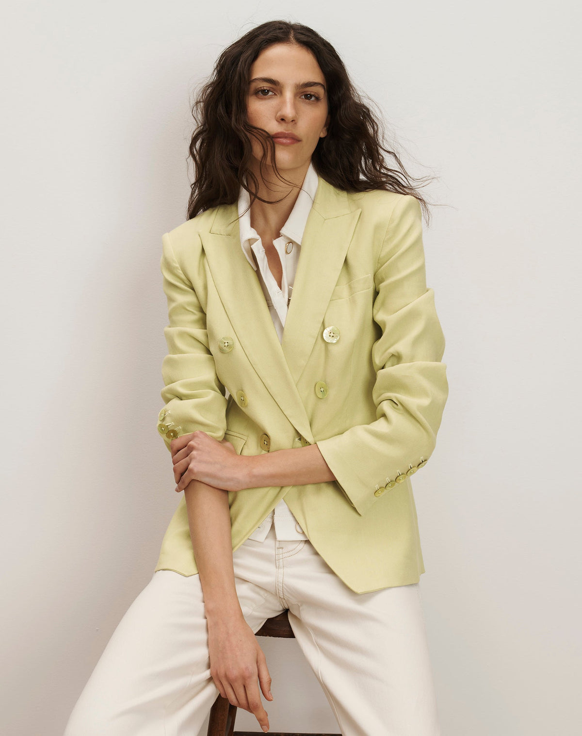 Veronica Beard | Miller Dickey Jacket in Pistachio Pistachio