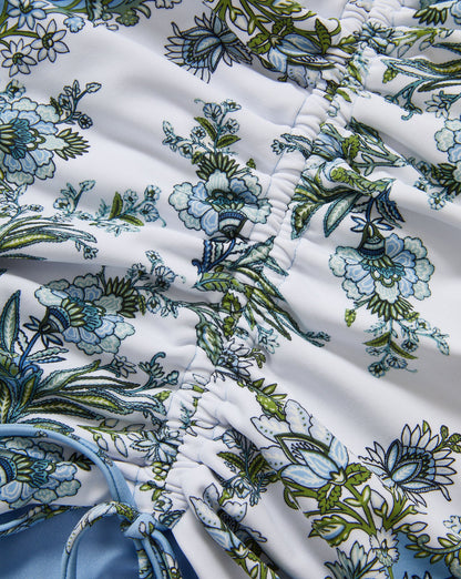 Veronica Beard | Paradisa Swimsuit in Blue Multi Blue Multi