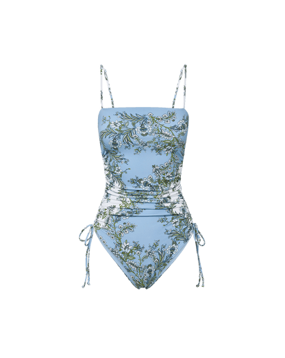 Veronica Beard | Paradisa Swimsuit in Blue Multi Blue Multi