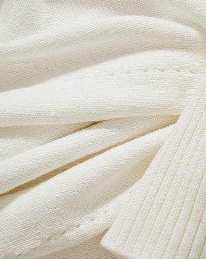 Veronica Beard | Cazian Knit Midi Skirt in Off-White Off-White