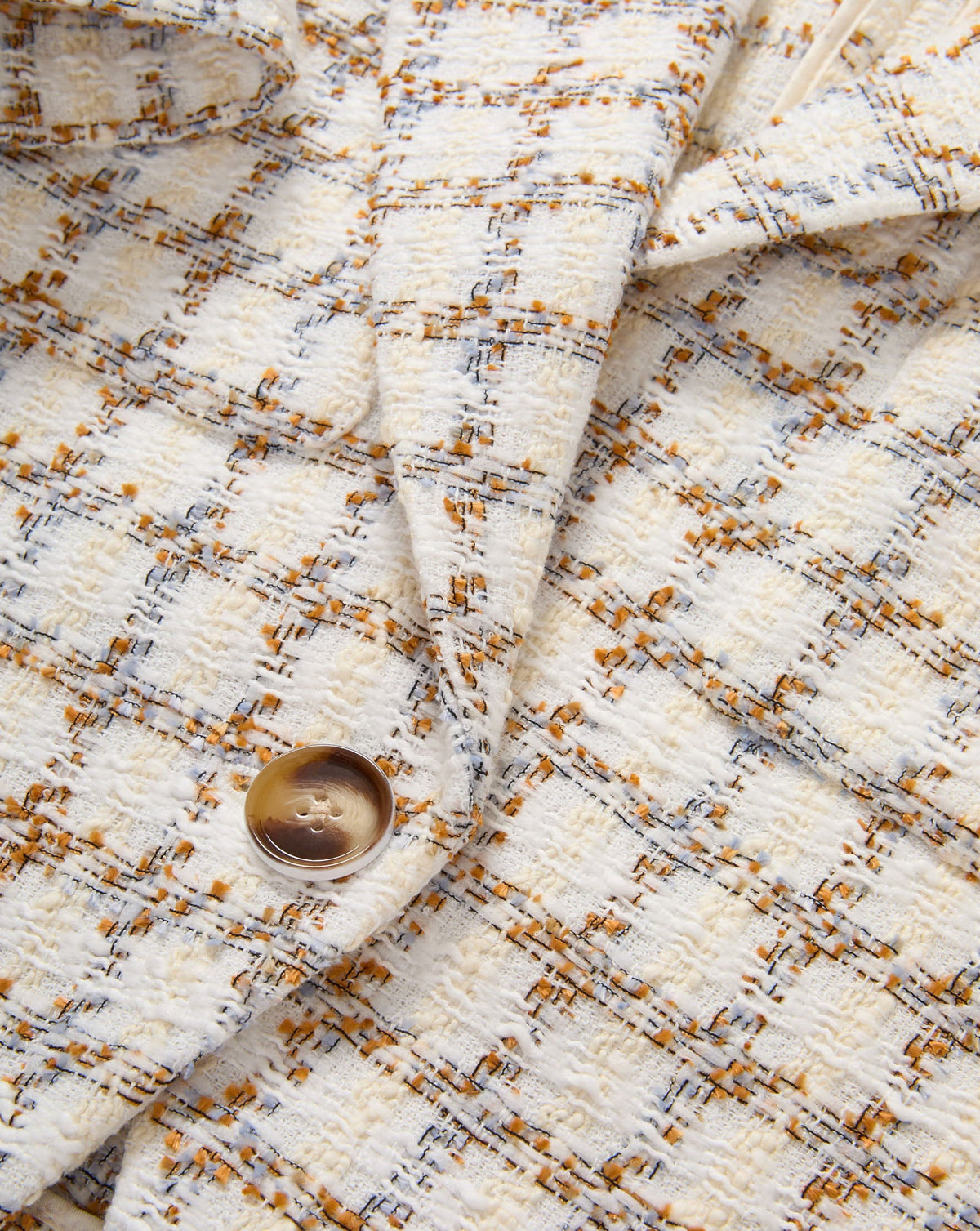 Veronica Beard | Montenegro Tweed Jacket in Ecru Multi Ecru Multi