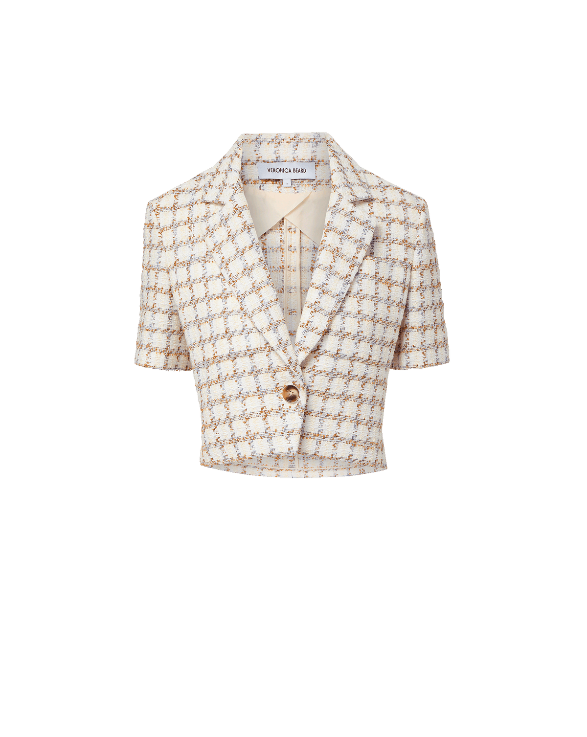 Veronica Beard | Montenegro Tweed Jacket in Ecru Multi Ecru Multi