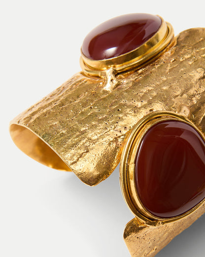 Veronica Beard | Ajourée II Carnelian Cuff in Carnelian Carnelian