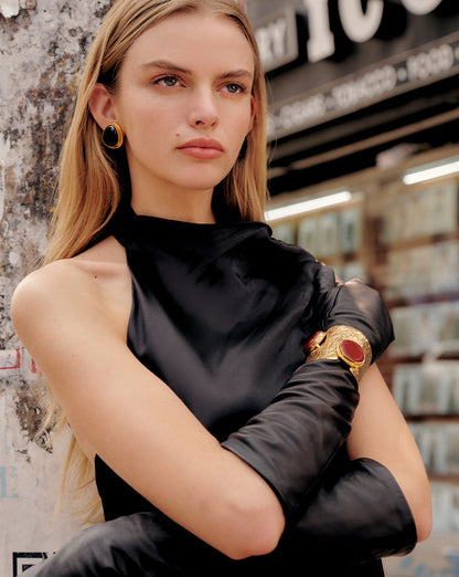 Veronica Beard | Ajourée II Carnelian Cuff in Carnelian Carnelian