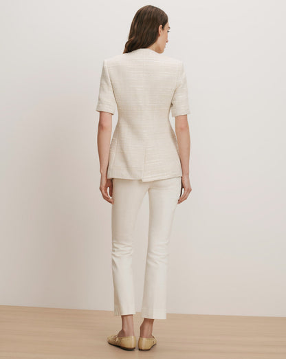 Veronica Beard | Bodie Tweed Jacket in Ecru Ecru