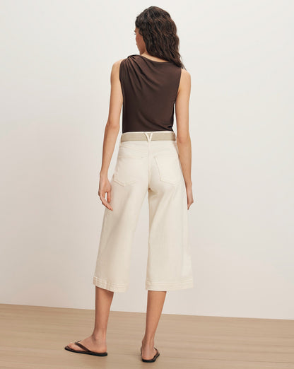 Veronica Beard | Otessa Boatneck Tank Top in Dark Mocha Dark Mocha