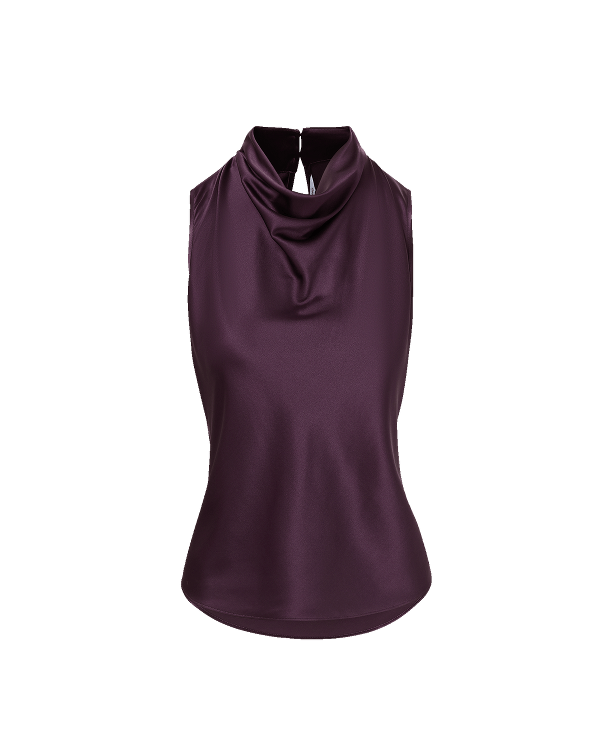 Veronica Beard | Tam Sleeveless Blouse in Dark Purple Dark Eggplant