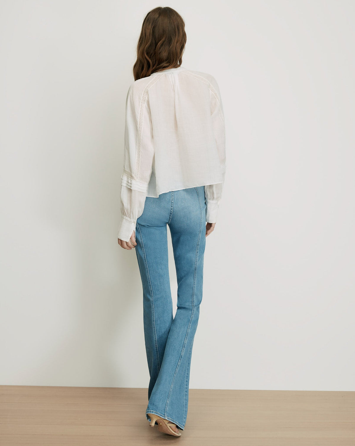 Veronica Beard | Sawyer Self-Tie Blouse in White White