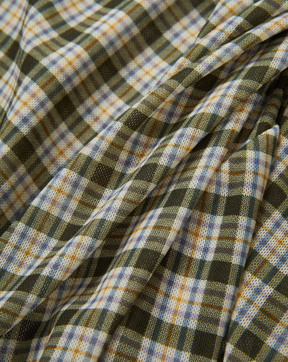 Veronica Beard | Nuvina Plaid Long-Sleeve Top in Loden Multi Loden Multi
