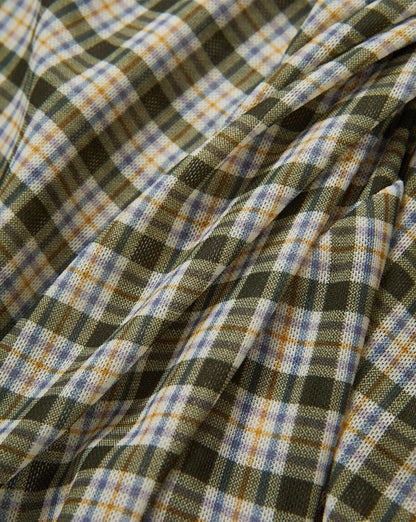Veronica Beard | Nuvina Plaid Long-Sleeve Top in Loden Multi Loden Multi