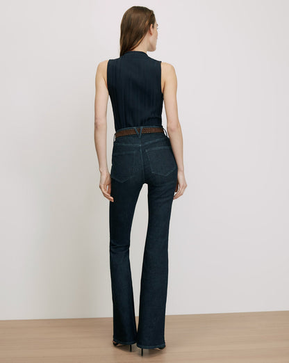 Veronica Beard | Evania V-Neck Tank Top in Navy Navy