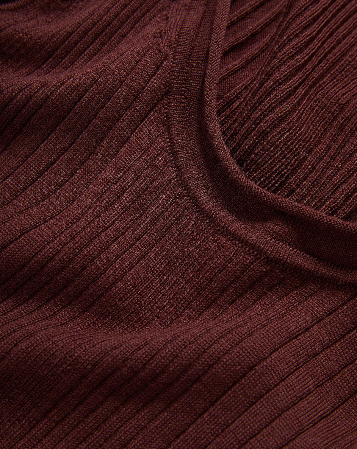 Veronica Beard | Birke Merino Wool Tank Top in Burgundy Burgundy