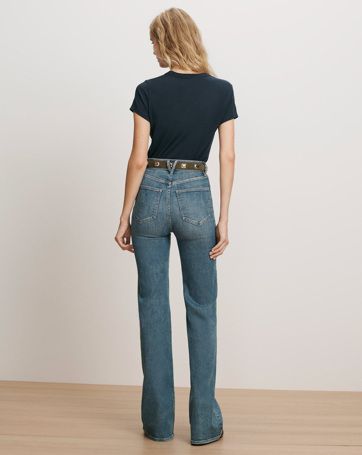 Veronica Beard | Devin V-Neck T-Shirt in Heritage Navy Heritage Navy
