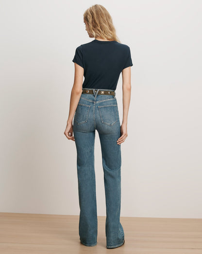 Veronica Beard | Devin V-Neck T-Shirt in Heritage Navy Heritage Navy