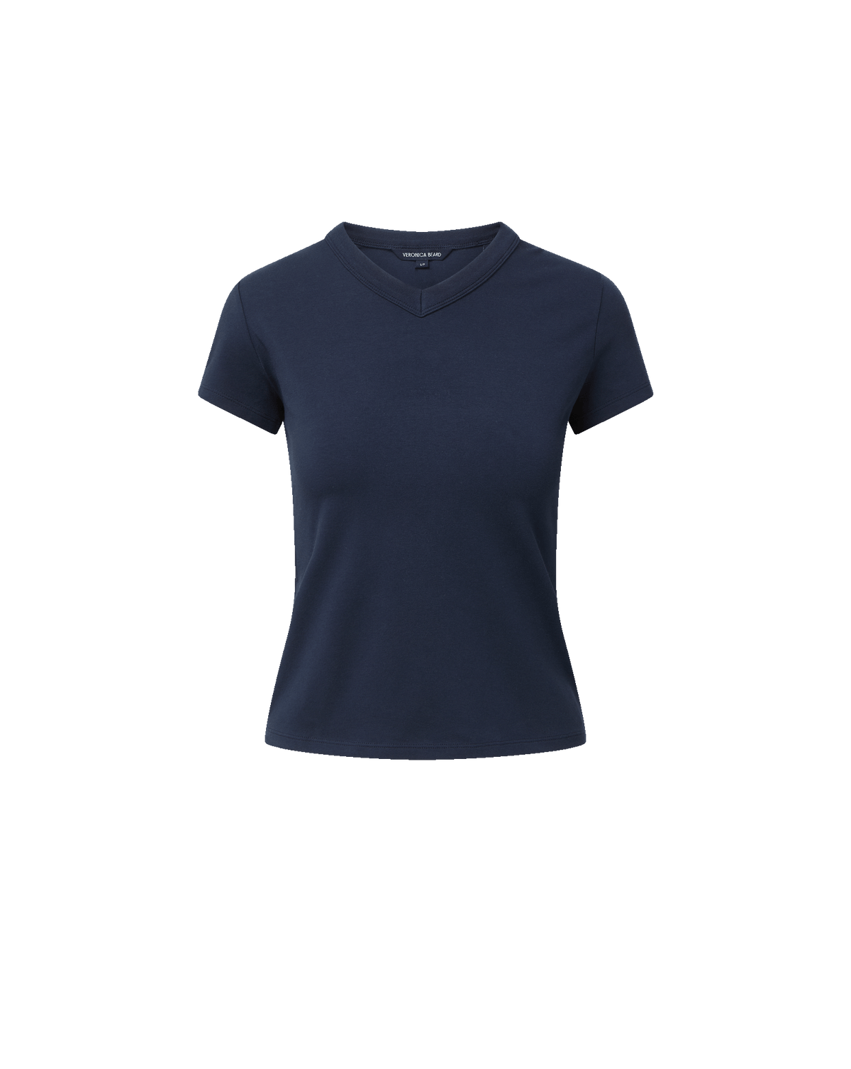 Veronica Beard | Devin V-Neck T-Shirt in Heritage Navy Heritage Navy