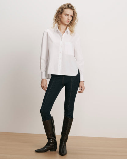Veronica Beard | Witt Button-Down Shirt in White White