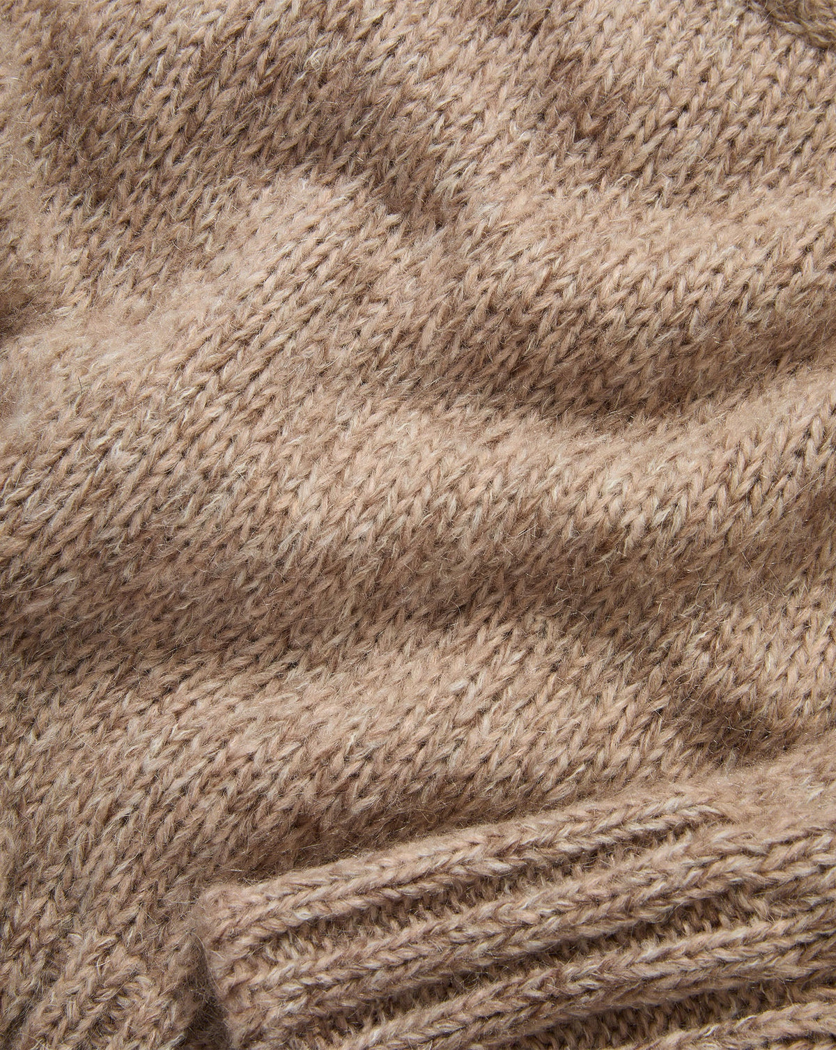 Veronica Beard | Andi Mock-Neck Sweater in Marled Oatmeal Mohair Marled Oatmeal