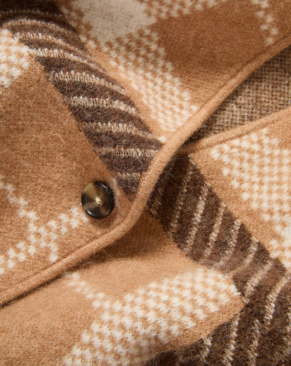 Veronica Beard | Covey Plaid Cardigan in Camel Multi Camel Multi