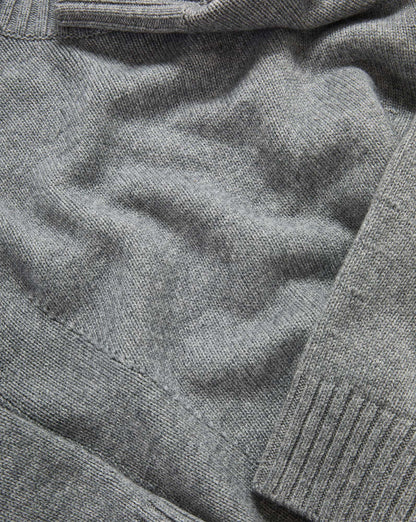Veronica Beard | Journey Wool-Cashmere Sweater in Medium Heather Grey Medium Heather Grey