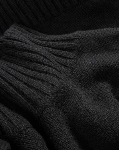 Veronica Beard | Journey Wool-Cashmere Sweater in Black Black