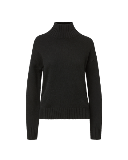 Veronica Beard | Journey Wool-Cashmere Sweater in Black Black