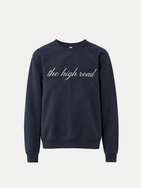 Veronica Beard | Veronica Beard x High Line Crewneck Sweatshirt in Navy The High Road