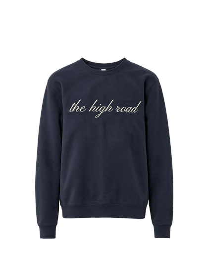 Veronica Beard | Veronica Beard x High Line Crewneck Sweatshirt in Navy The High Road