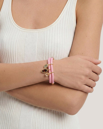 Veronica Beard | Paracord Charm Bracelet in Pink Pink
