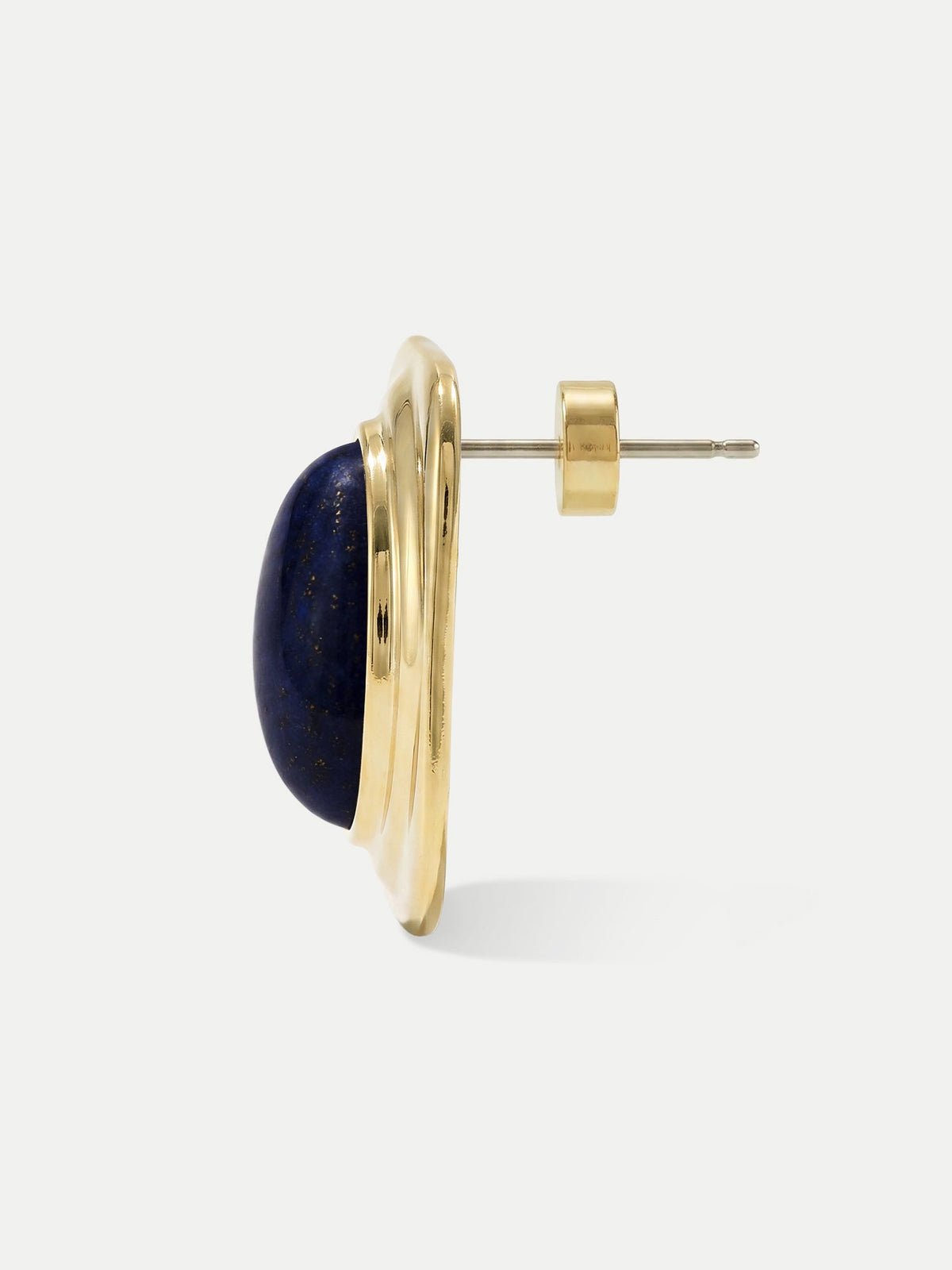 Veronica Beard | Lapis Post Earring in Gold/Navy Gold/Navy