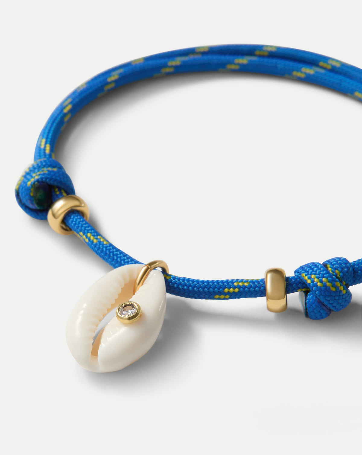 Veronica Beard | Niley Cowrie Shell Anklet in Blue Blue