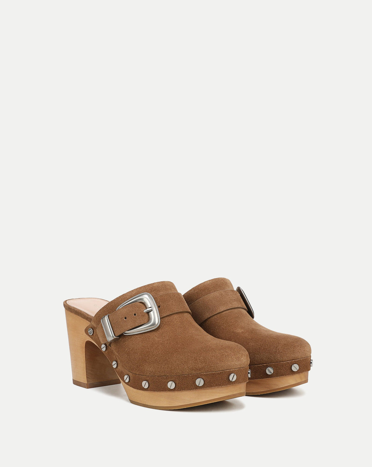 Veronica Beard | Larken Platform Clog in Chestnut Chestnut