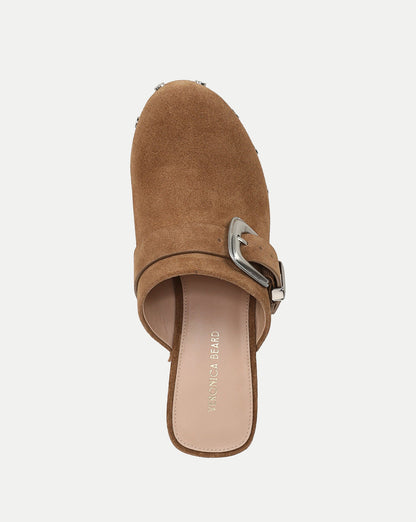 Veronica Beard | Larken Platform Clog in Chestnut Chestnut