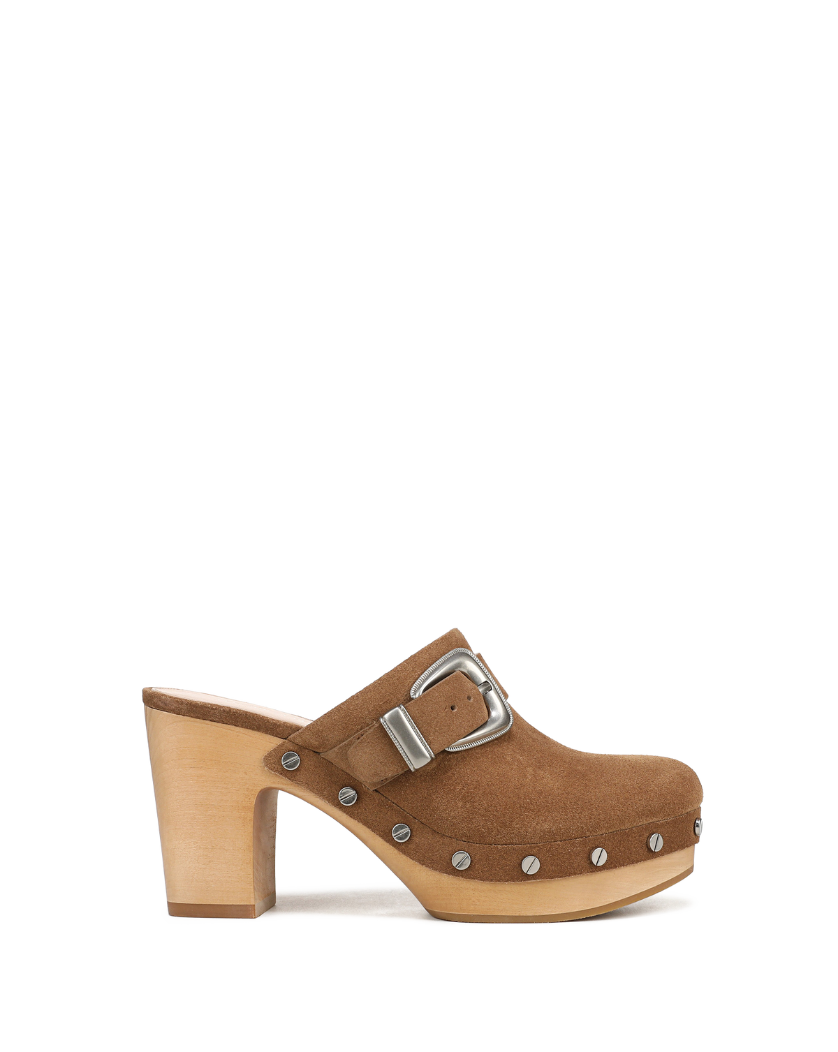 Veronica Beard | Larken Platform Clog in Chestnut Chestnut