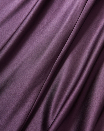 Veronica Beard | Redgrave V-Neck Midi Dress in Dark Purple Dark Eggplant
