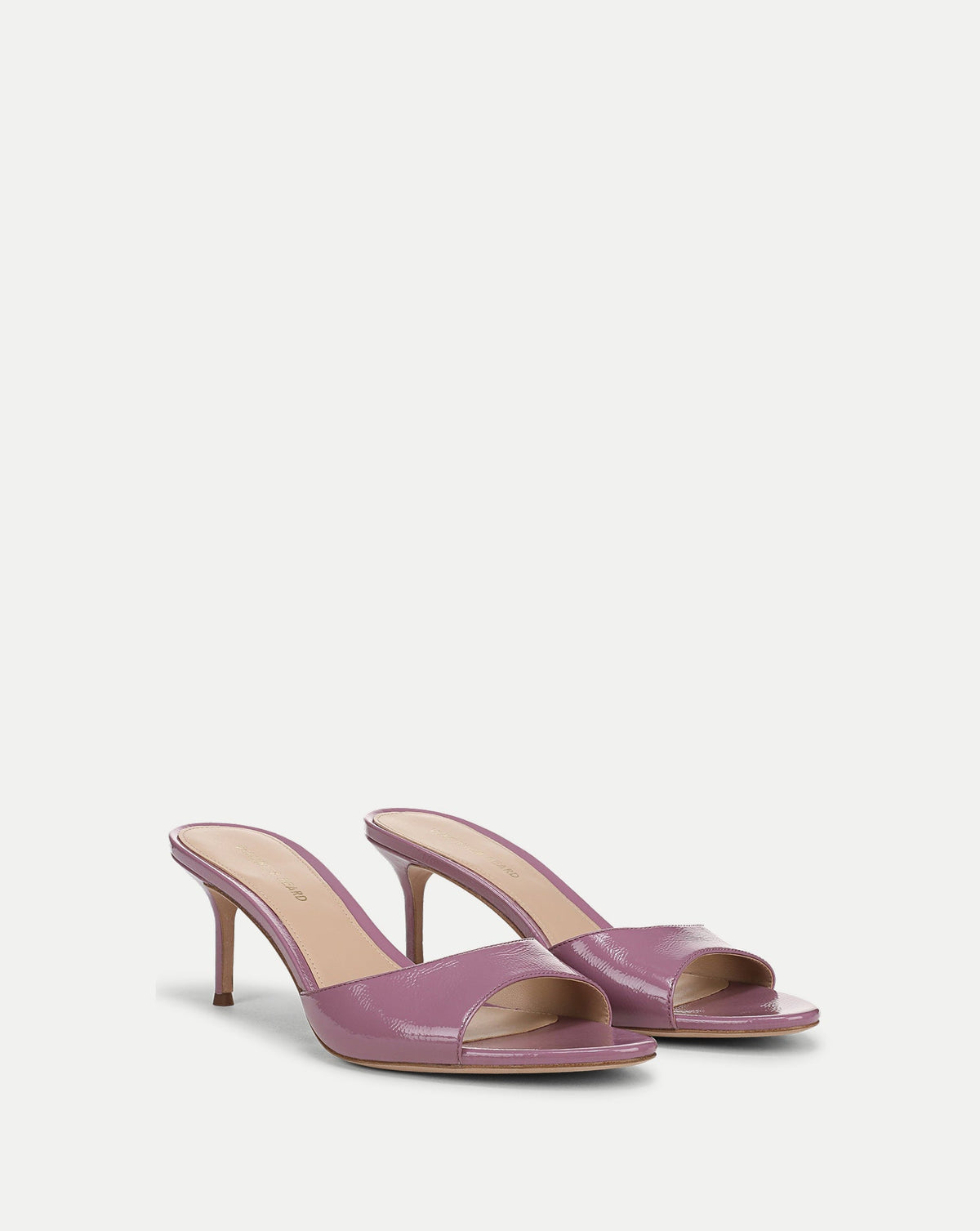 Veronica Beard | Tia Leather Sandal in Purple Orchid Haze Orchid Haze