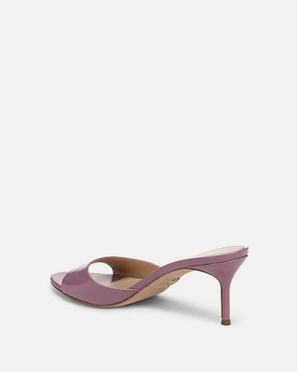 Veronica Beard | Tia Leather Sandal in Purple Orchid Haze Orchid Haze