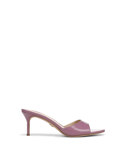Veronica Beard | Tia Leather Sandal in Purple Orchid Haze Orchid Haze