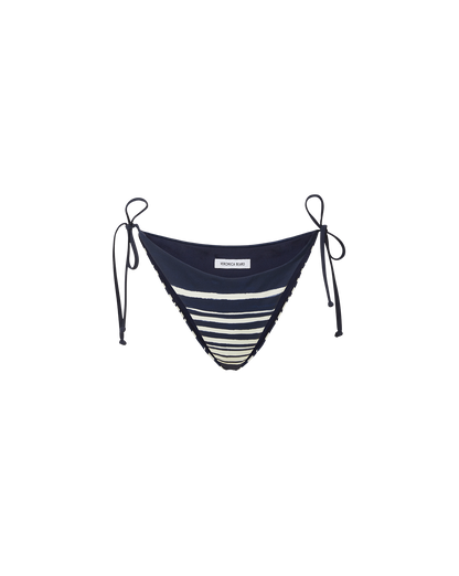 Veronica Beard | Solara Bikini Bottom in Navy Multi Navy Multi