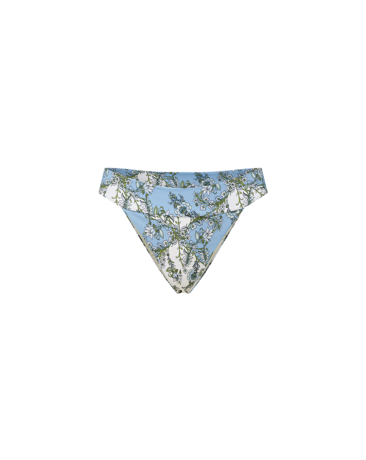 Veronica Beard | Rosella Bikini Bottom in Blue Floral Multi Blue Multi
