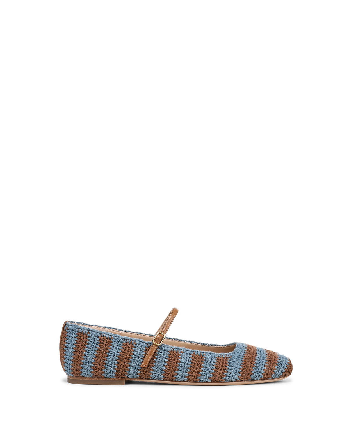 Veronica Beard | Ellie Crochet Flat in Blue/Hazelwood Blue/Hazelwood