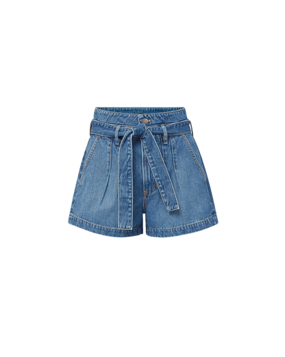 Veronica Beard | Jaylen Denim Short in Medium Wash Serendipity Serendipity