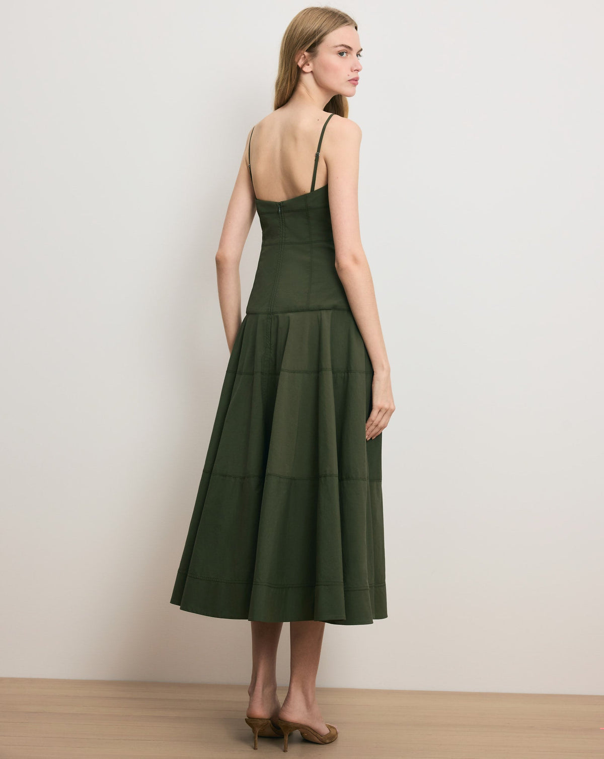Veronica Beard | Ilona Midi Dress in Army Army