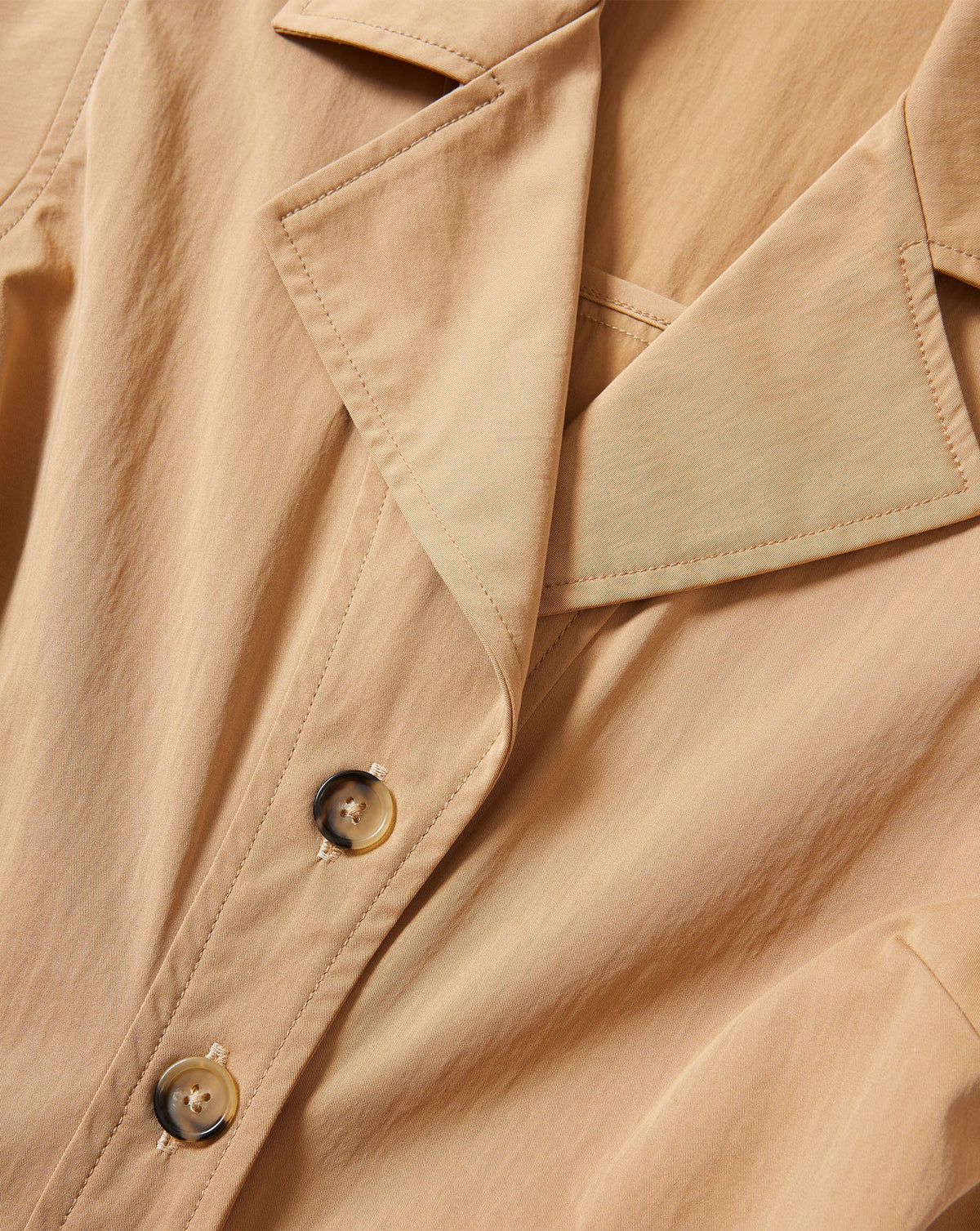 Veronica Beard | Orla Midi Shirtdress in Khaki Khaki