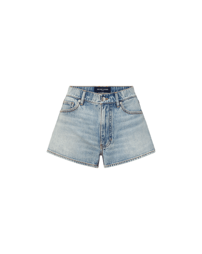 Veronica Beard | Delaney Denim Short in Light Wash Jaw Drop Jaw Drop