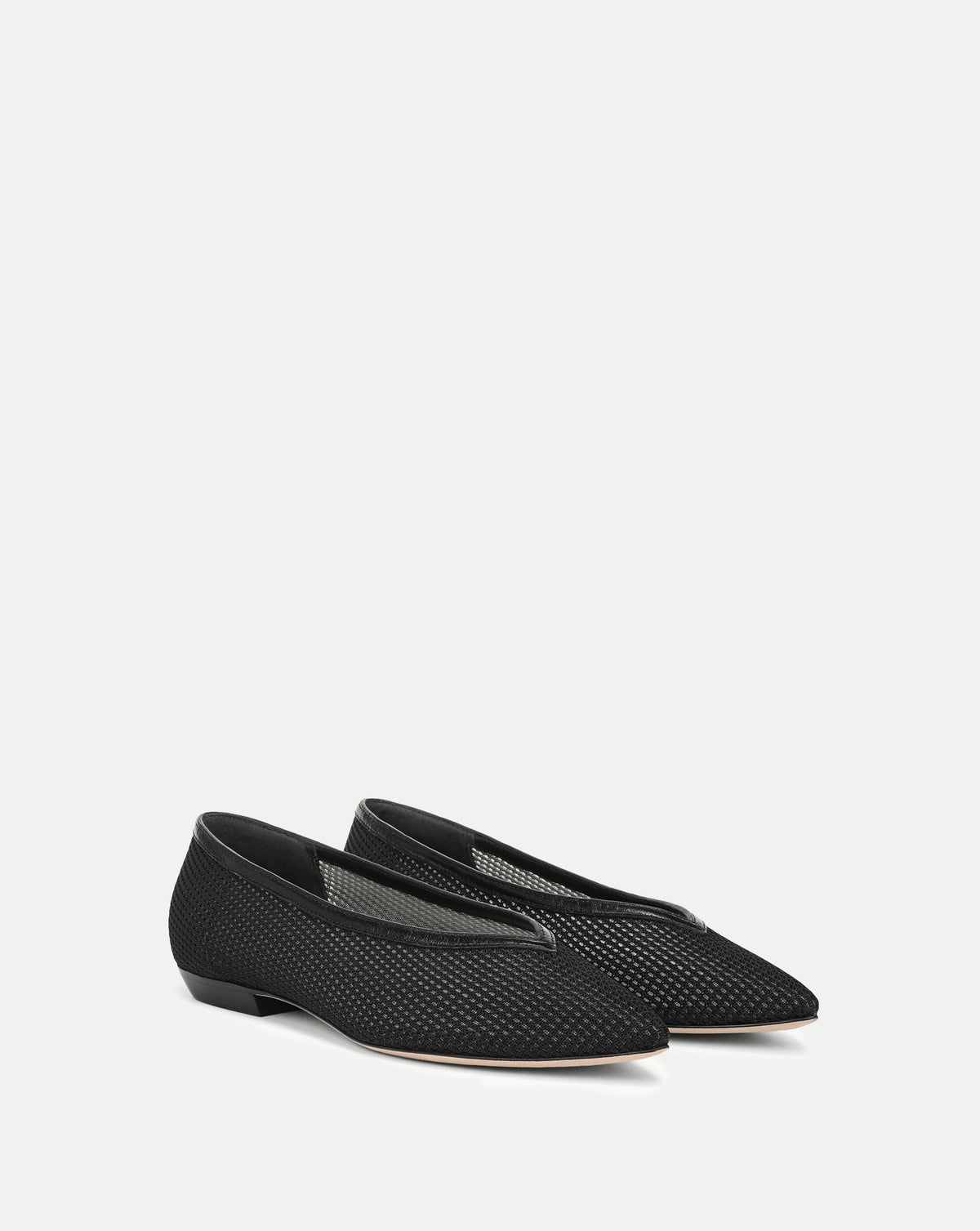 Veronica Beard | Bancroft Mesh Flat in Black Black