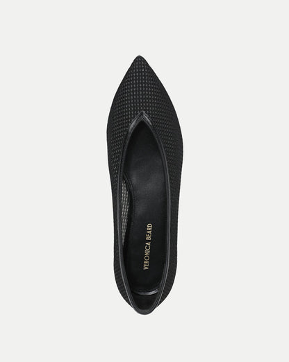 Veronica Beard | Bancroft Mesh Flat in Black Black