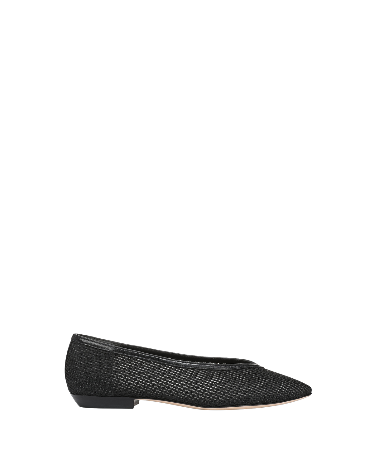 Veronica Beard | Bancroft Mesh Flat in Black Black