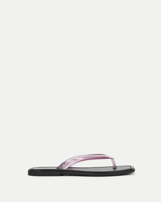 Veronica Beard | Clea Jelly Flip-Flop Sandal in Light Purple Orchid Haze Orchid Haze